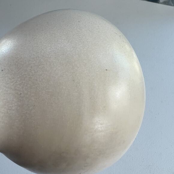 Studio Art Pottery Pitcher Handmade Ivory Stoneware Speckled Signed I.V.I - Picture 9 of 14